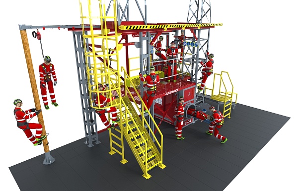 г.Муром. В Муроме установили современный тренажер для обучения работам на высоте